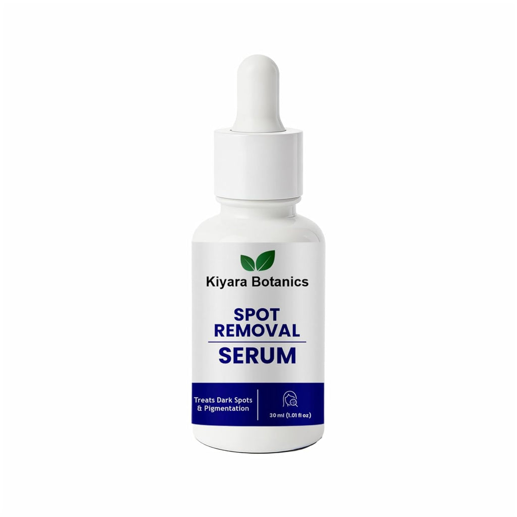 Kiyara Botanics Spot Removal Serum for Dark Spots and Pigmentation Treatment, Natural Botanical Formula, 30ml (1.01 fl oz)