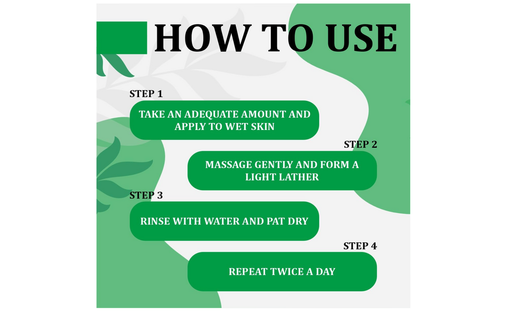 Kiyara Botanics Green Tea Face Wash with Deep Cleansing Brush - Refreshing Anti Acne Face Cleanser for Oily Skin, Removes Dirt, Oil & Impurities for Clear Skin (150ml)